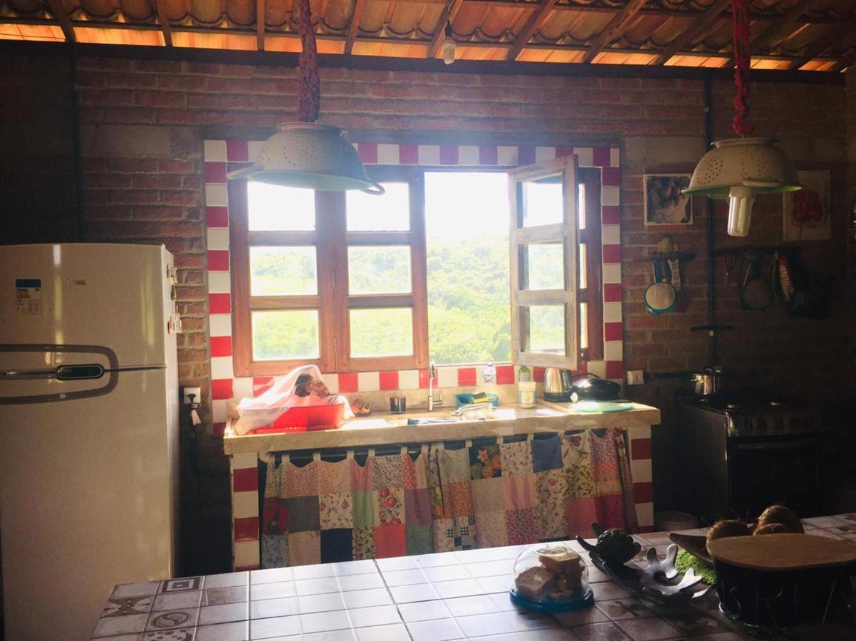 Chale Com Vista Privilegiada Pilões de Dentro 外观 照片
